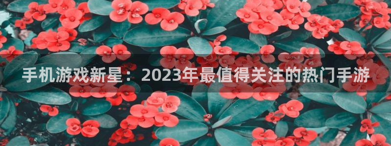 奇亿娱乐什么意思：手机游戏新星：2023年最值得关注的热门手